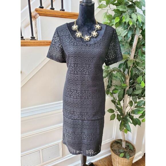 Vintage Ultra Teeze Black Polyester Short Sleeve Top & Skirt 2 Piece Suit 2X - Picture 3 of 7